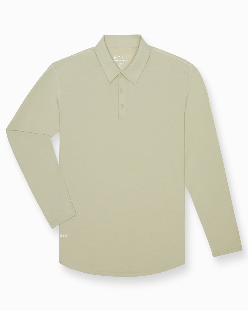Drop-Cut Long Sleeve: LUX Polo Custom 3-pack