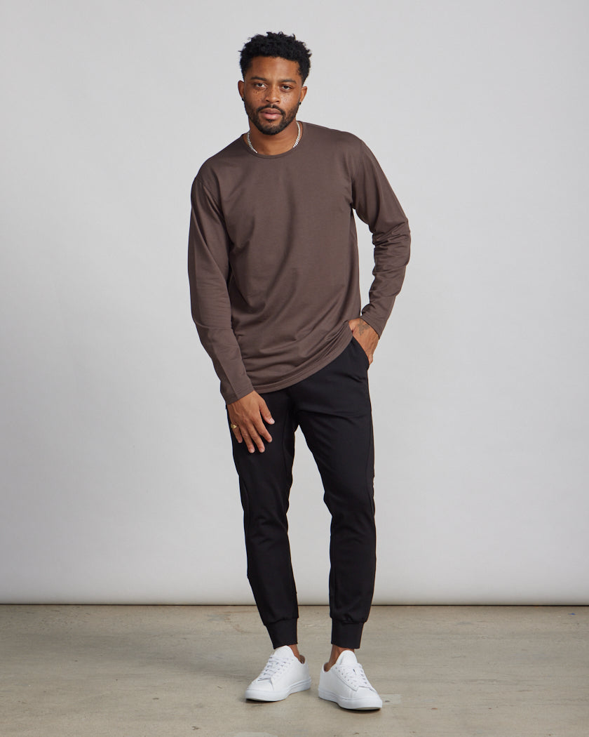 Drop-Cut Long Sleeve: BYLT Signature