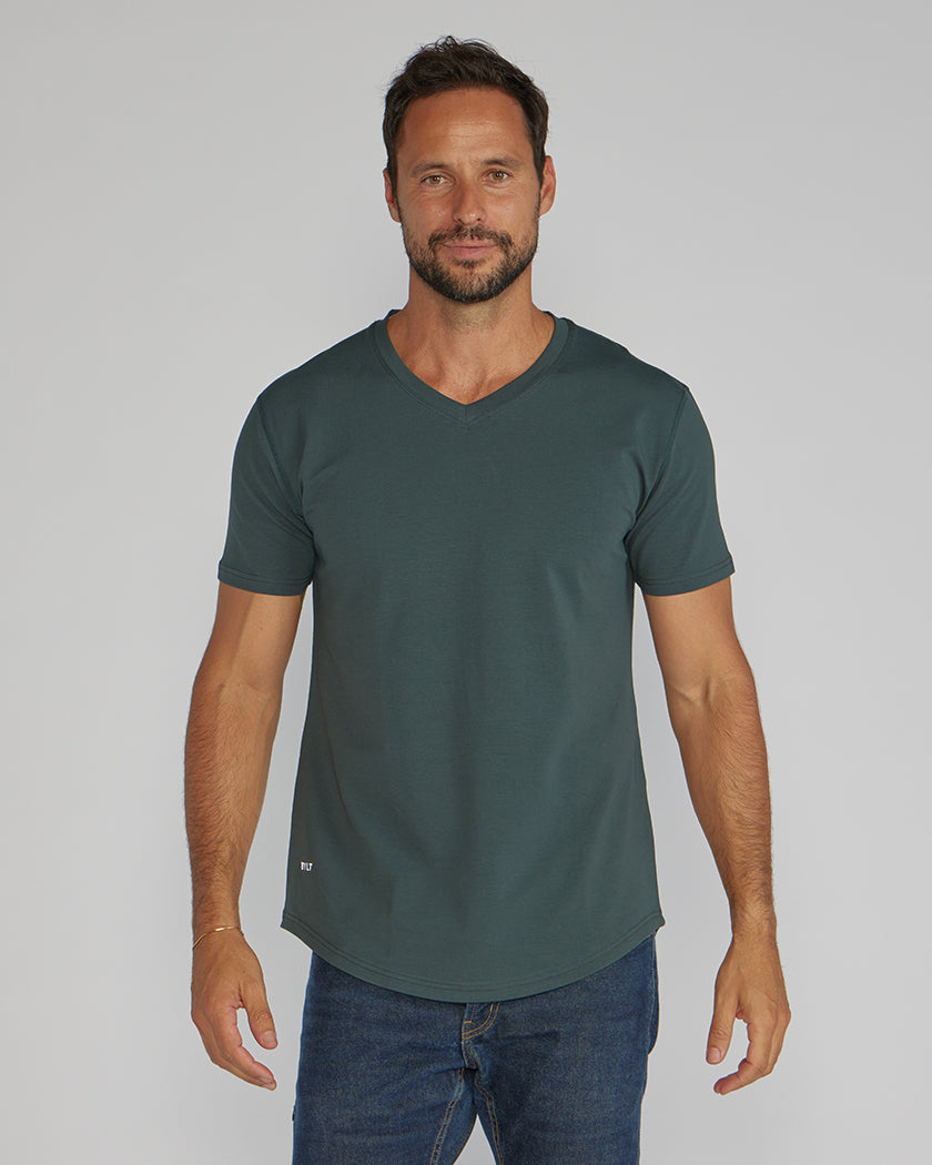 Drop-Cut V-Neck: LUX