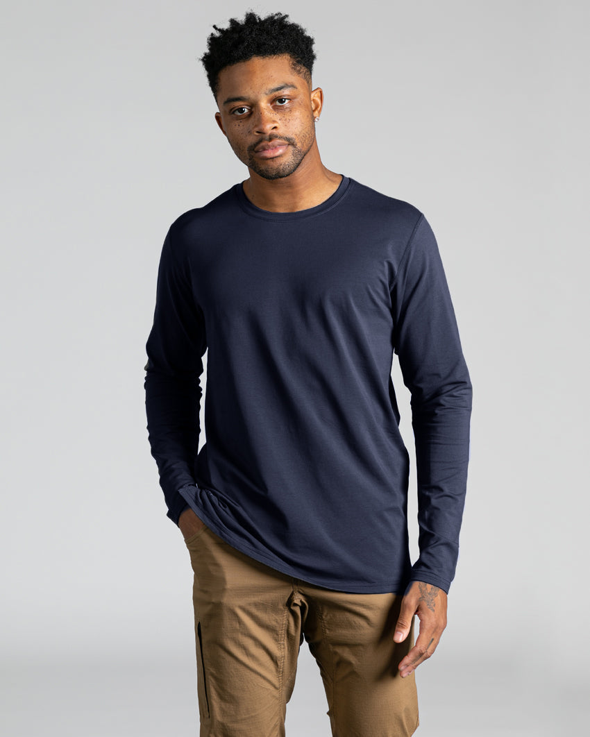Long Sleeve: BYLT Signature Split Hem