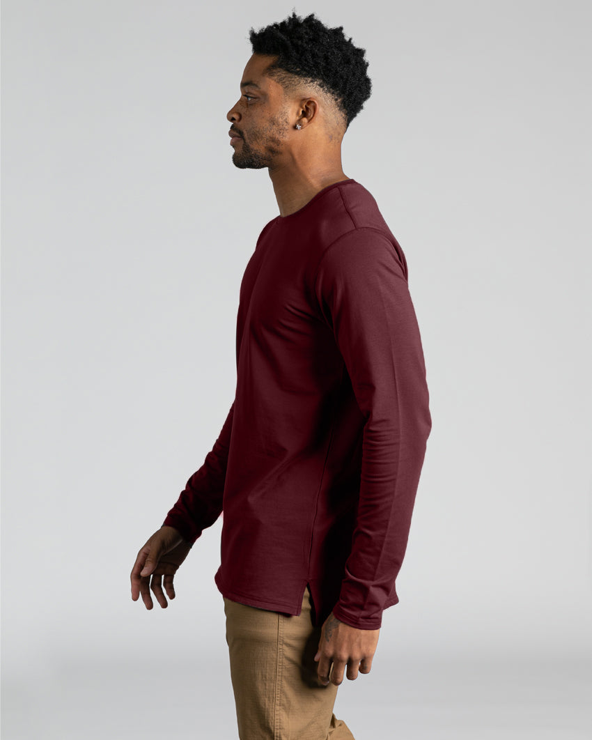 Long Sleeve: BYLT Signature Split Hem