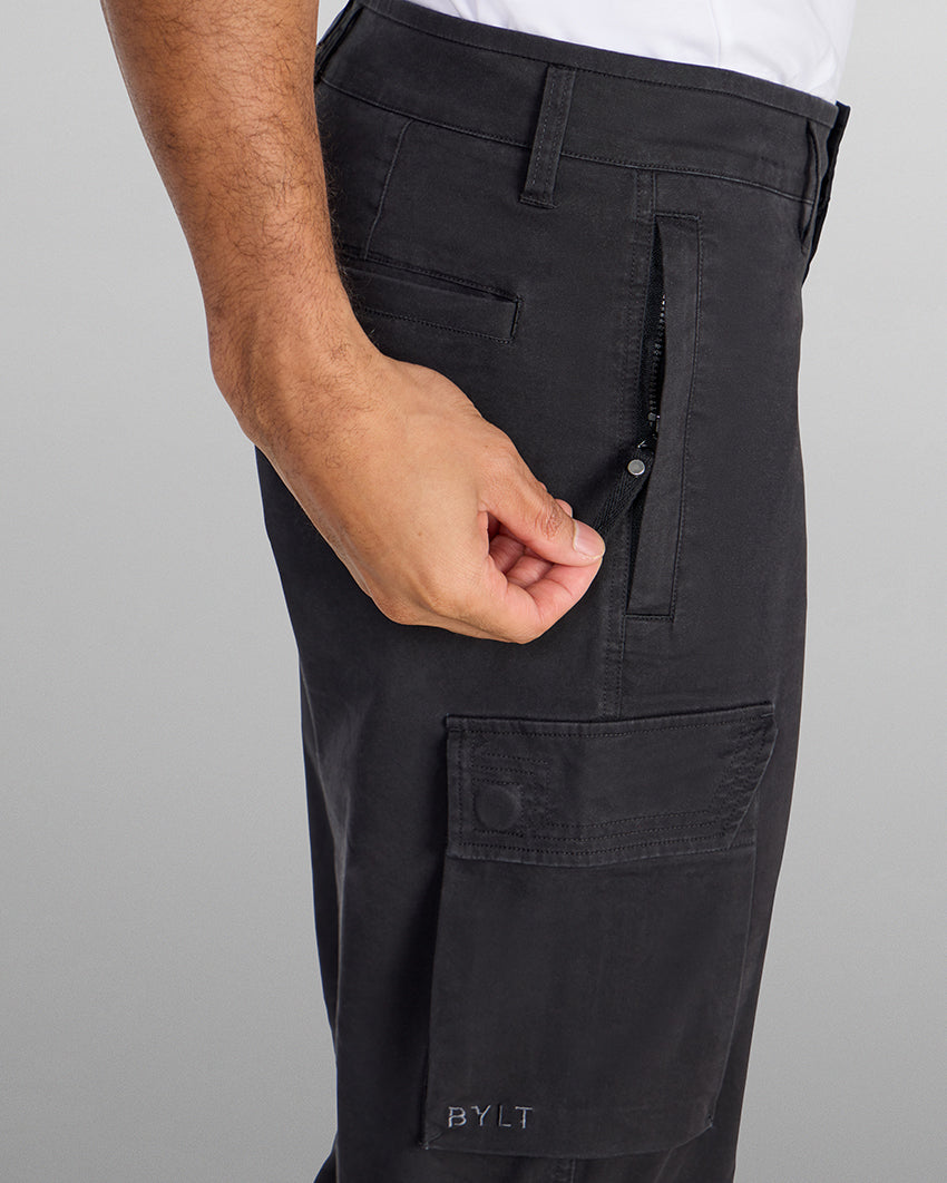Stretch Cotton Cargo Pant