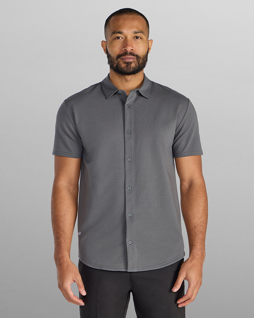 LUX Short Sleeve Button Down