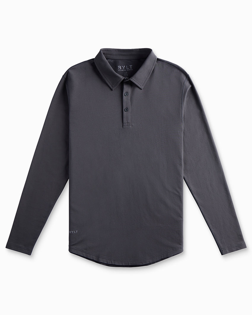 Drop-Cut Long Sleeve: LUX Polo Custom 3-pack