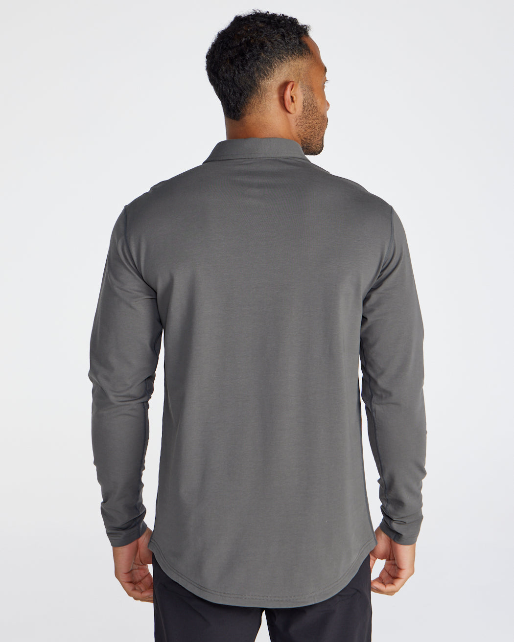 Drop-Cut Long Sleeve: LUX Polo Custom 3-pack