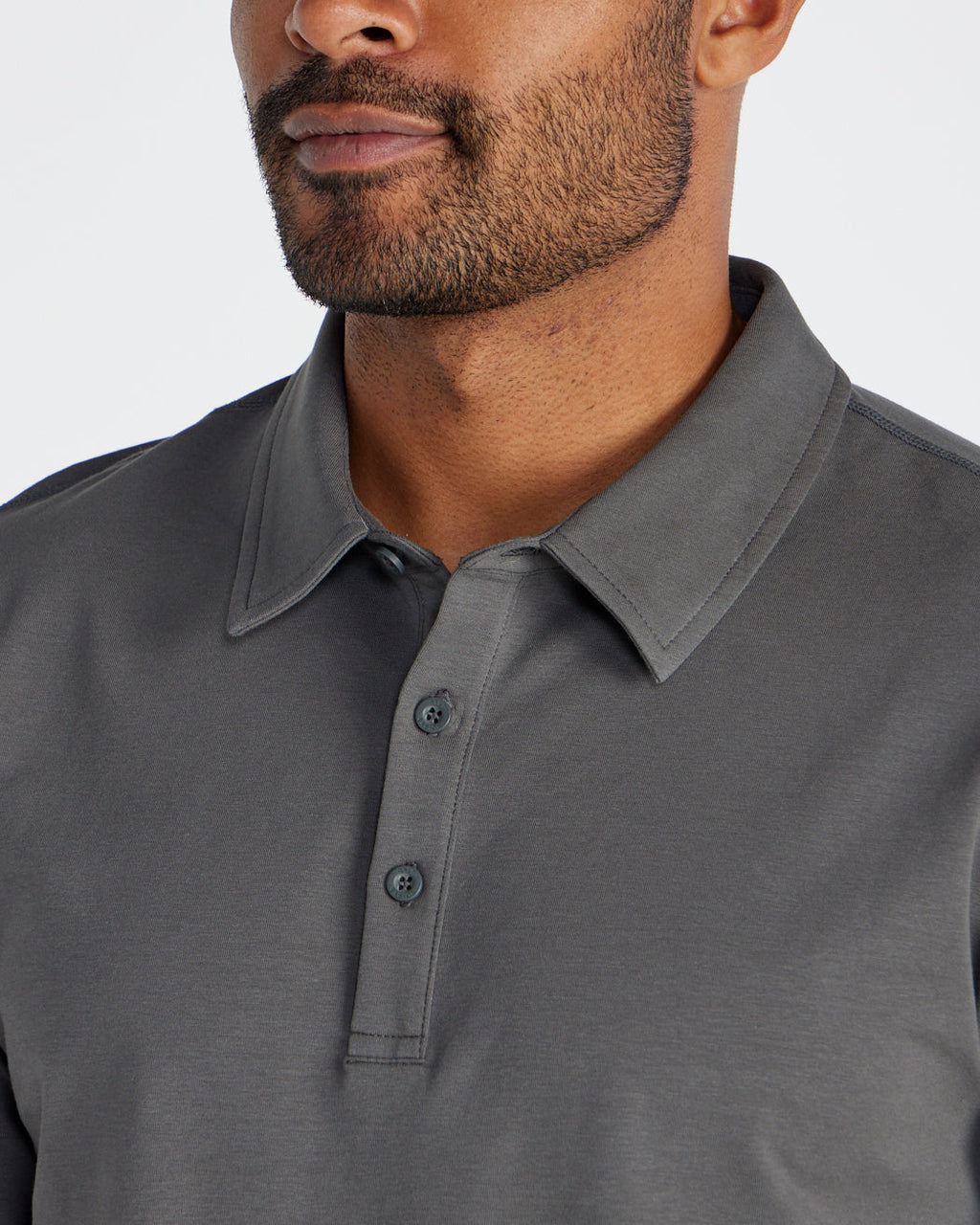 Drop-Cut Long Sleeve: LUX Polo Custom 3-pack