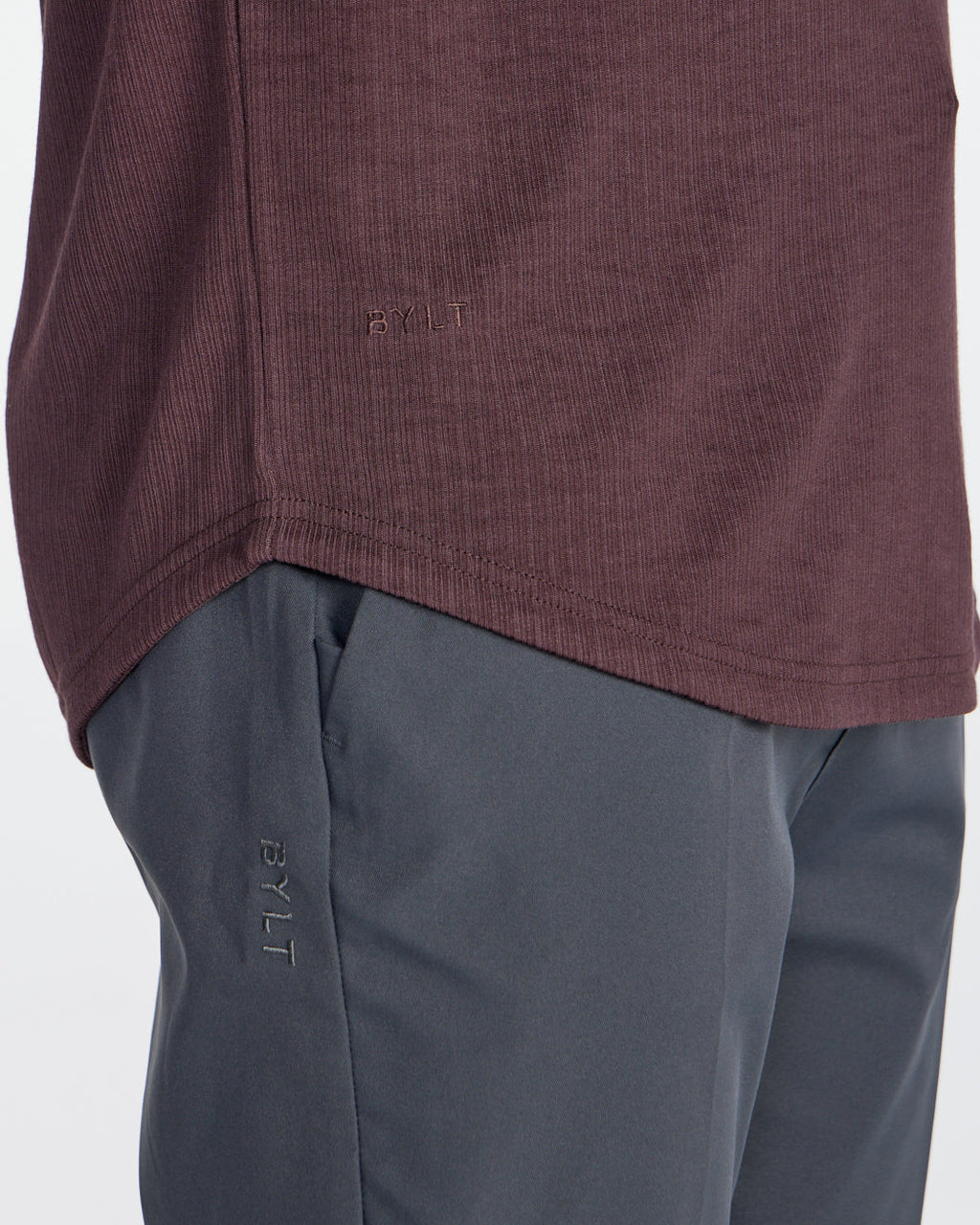 2-Item Ribbed Short Sleeve Open V Polo Bundle