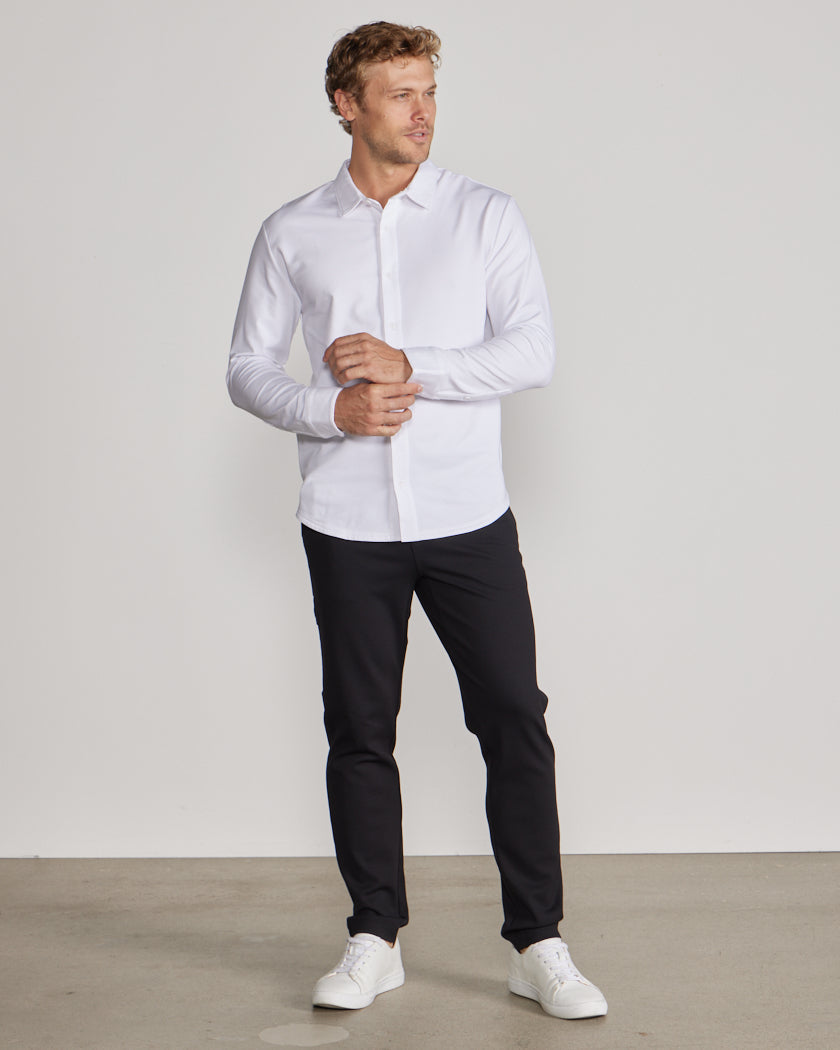 LUX Long Sleeve Button Down