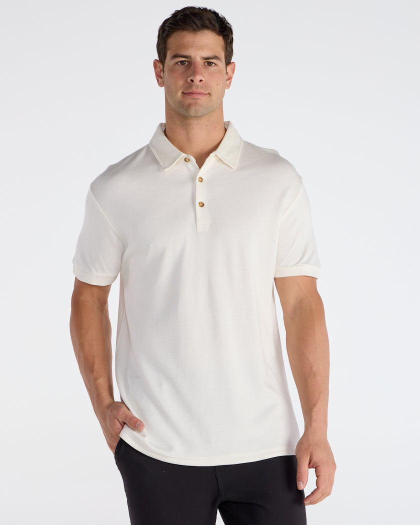 Comfort Wool Short Sleeve Polo
