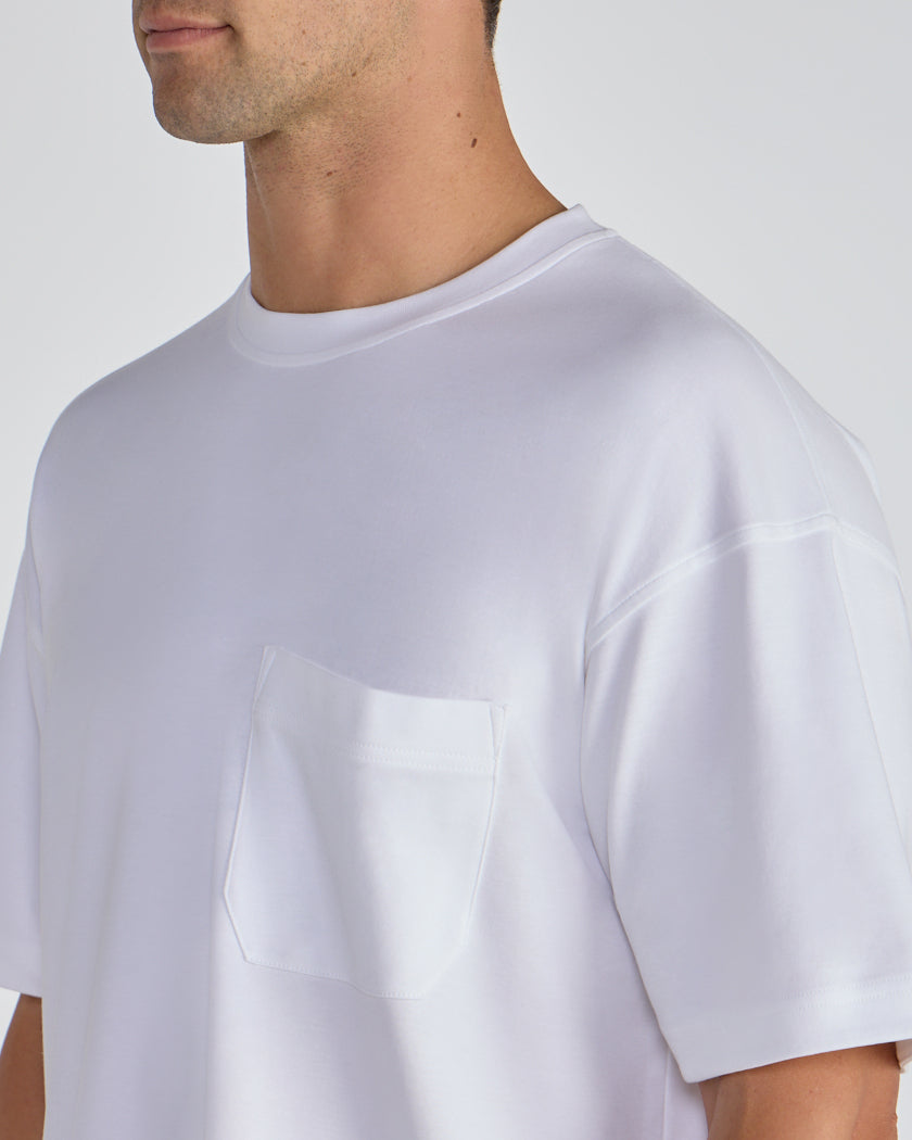 Cotton Short Sleeve Relaxed Pocket Tee