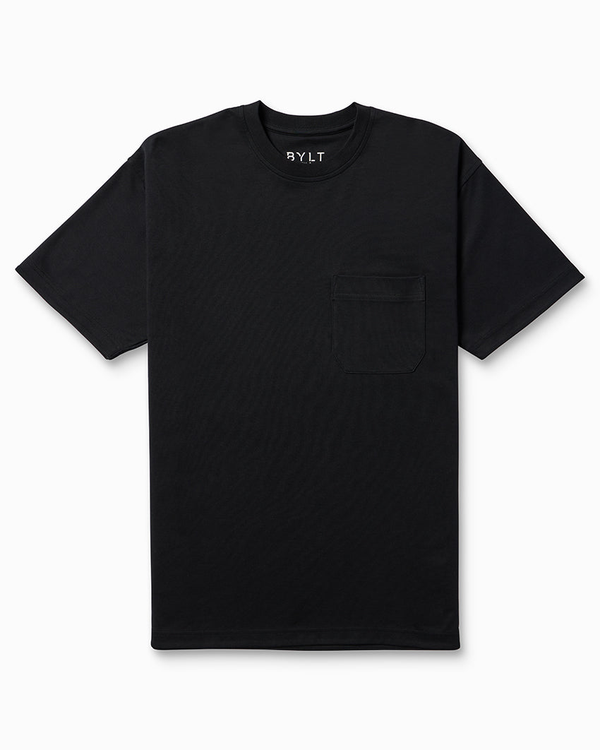 Cotton Short Sleeve Relaxed Pocket Tee