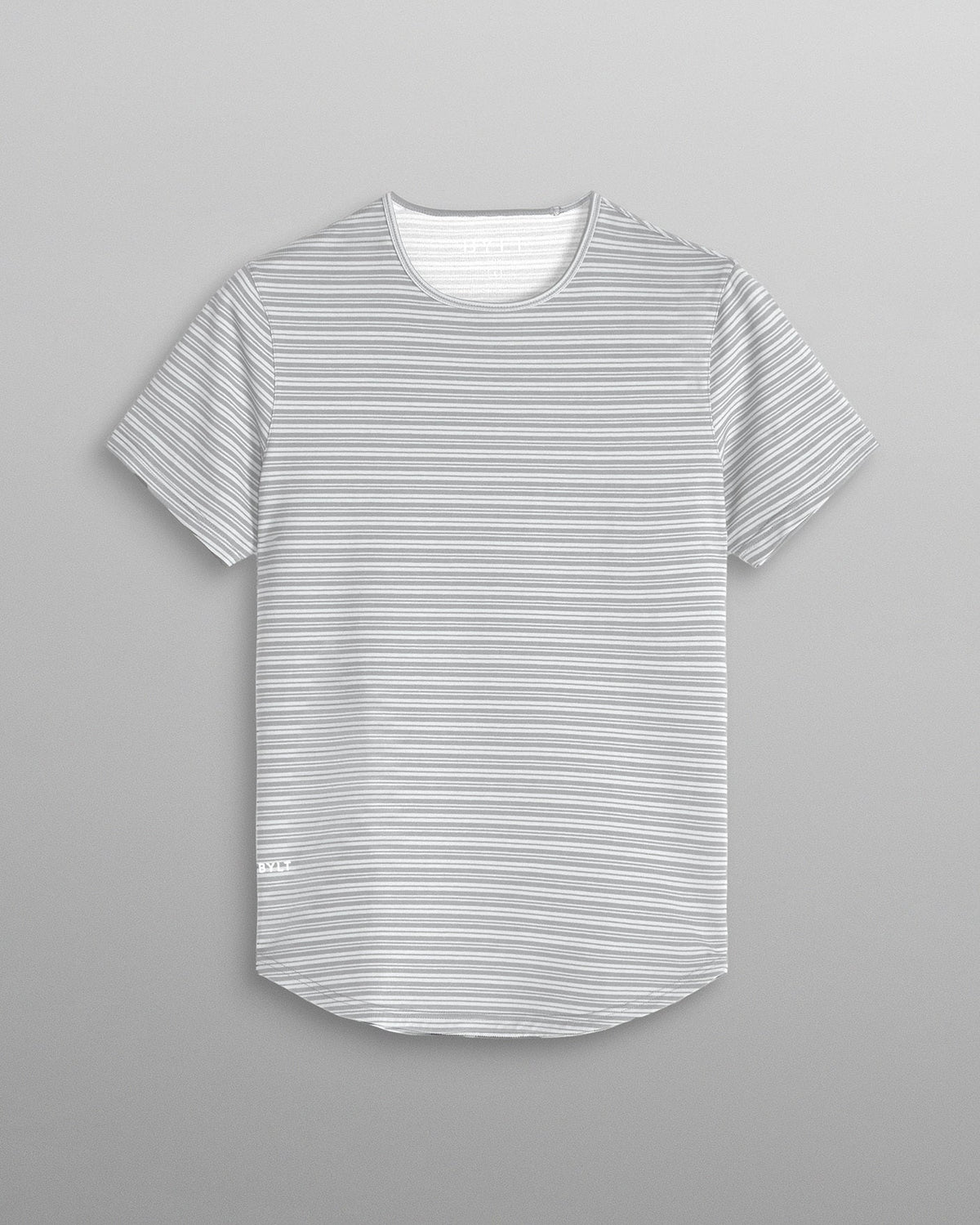 LUX Striped Drop-Cut Tee