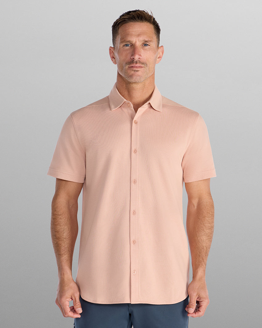 Bayside Oxford Short Sleeve Button Down