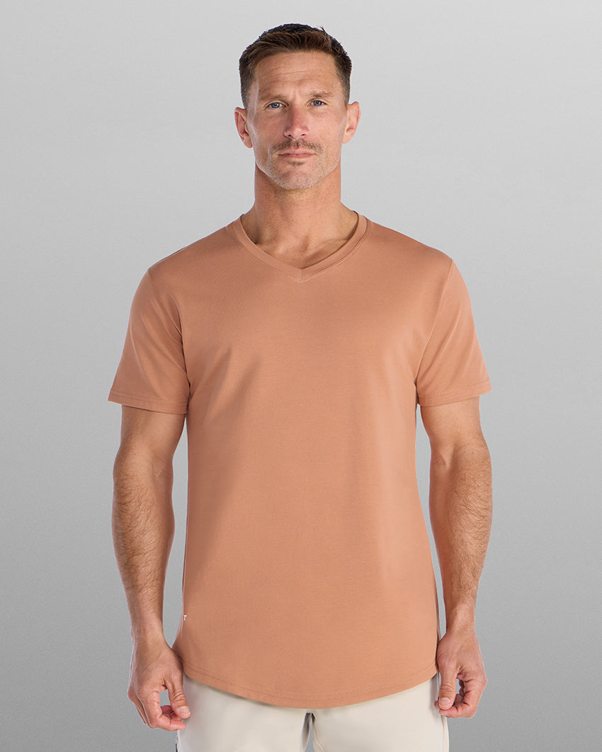 Drop-Cut V-Neck: LUX