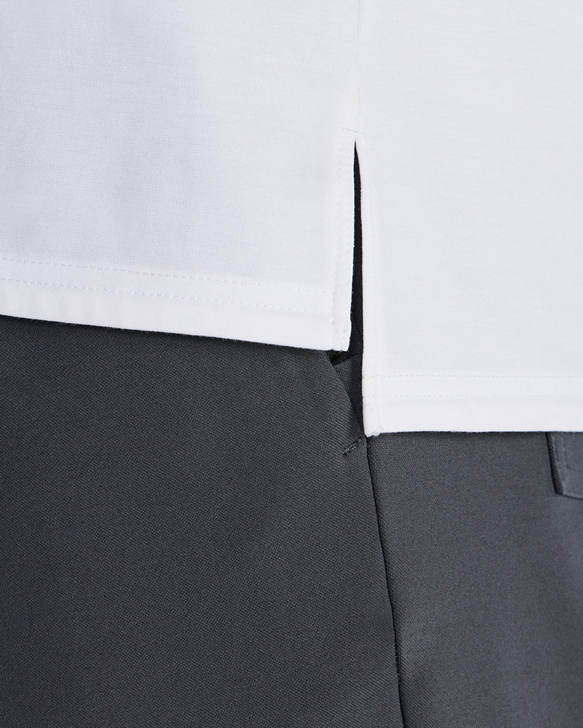 Everyday Short Sleeve Split-Hem
