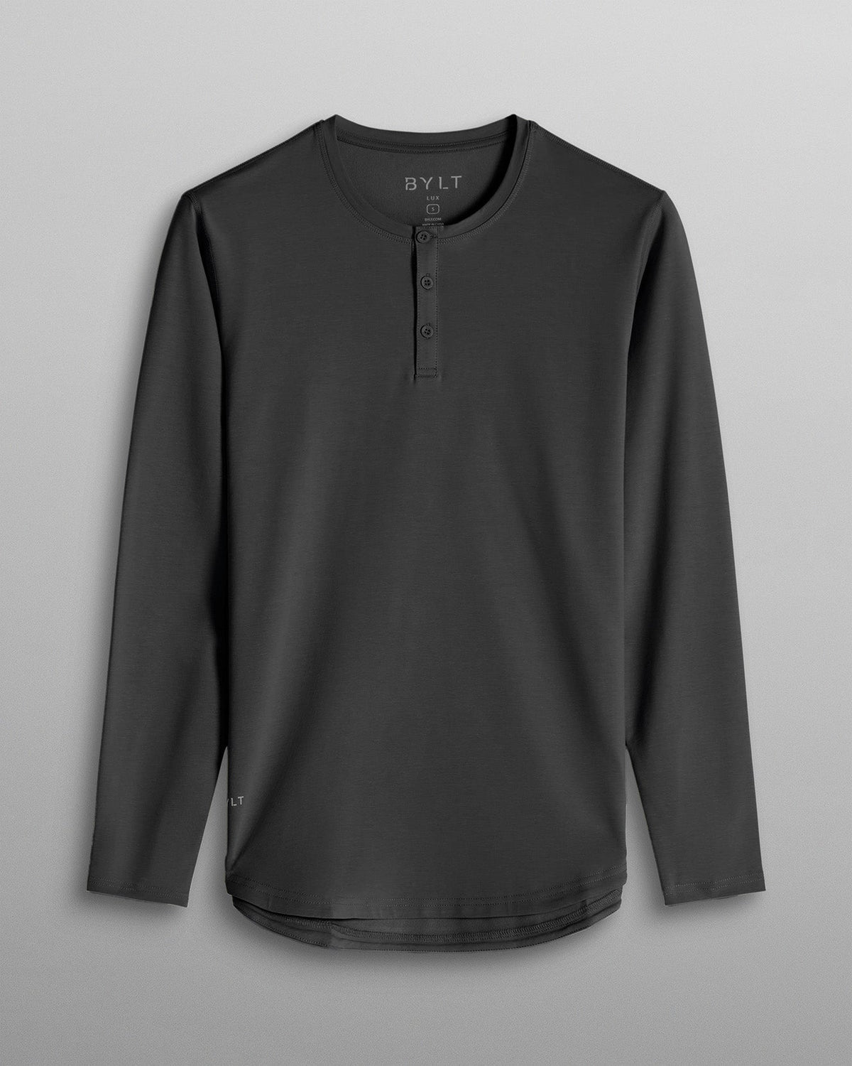 Henley Drop-Cut Long Sleeve: LUX - Custom 3 Pack