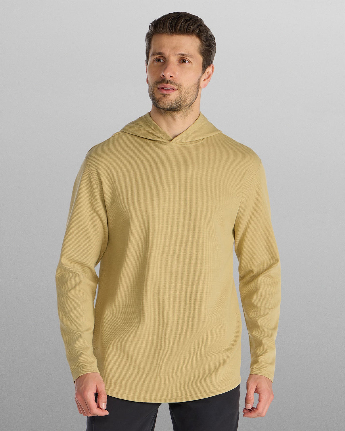 Thermal Hooded Drop-Cut Long Sleeve - Custom 3 Pack