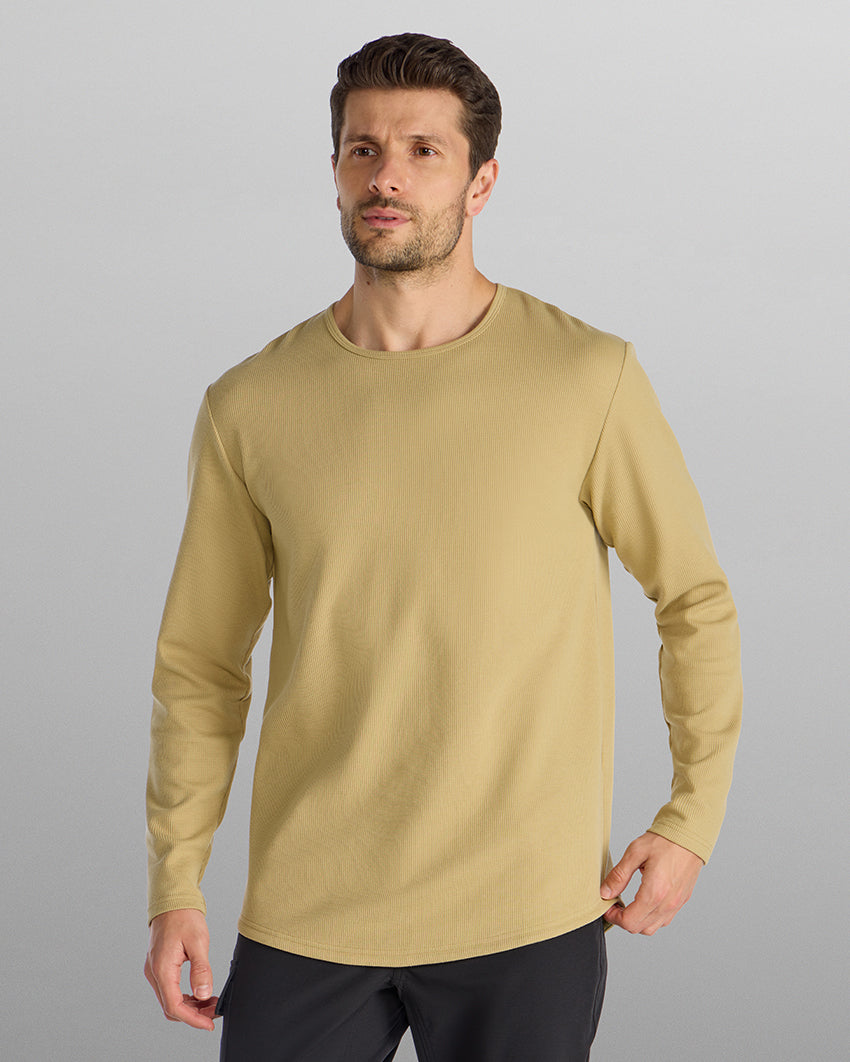 Thermal Drop-Cut Long Sleeve