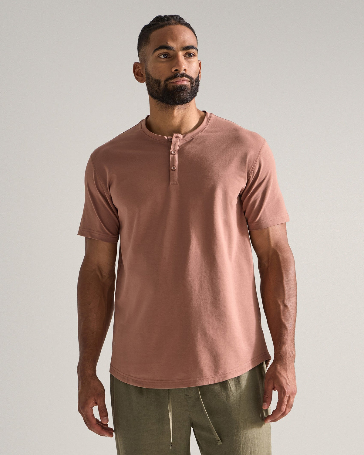 Henley Drop-Cut: LUX Custom 3 Pack