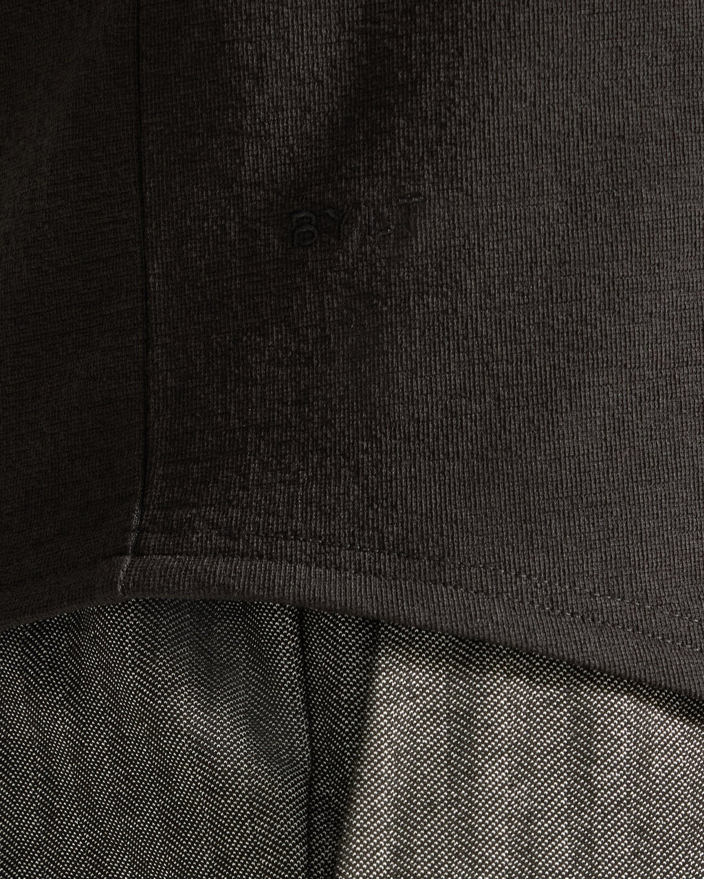 Slub Short Sleeve Drop-Cut