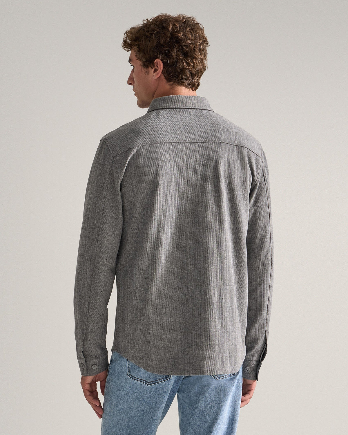 Framework Textured Knit Overshirt