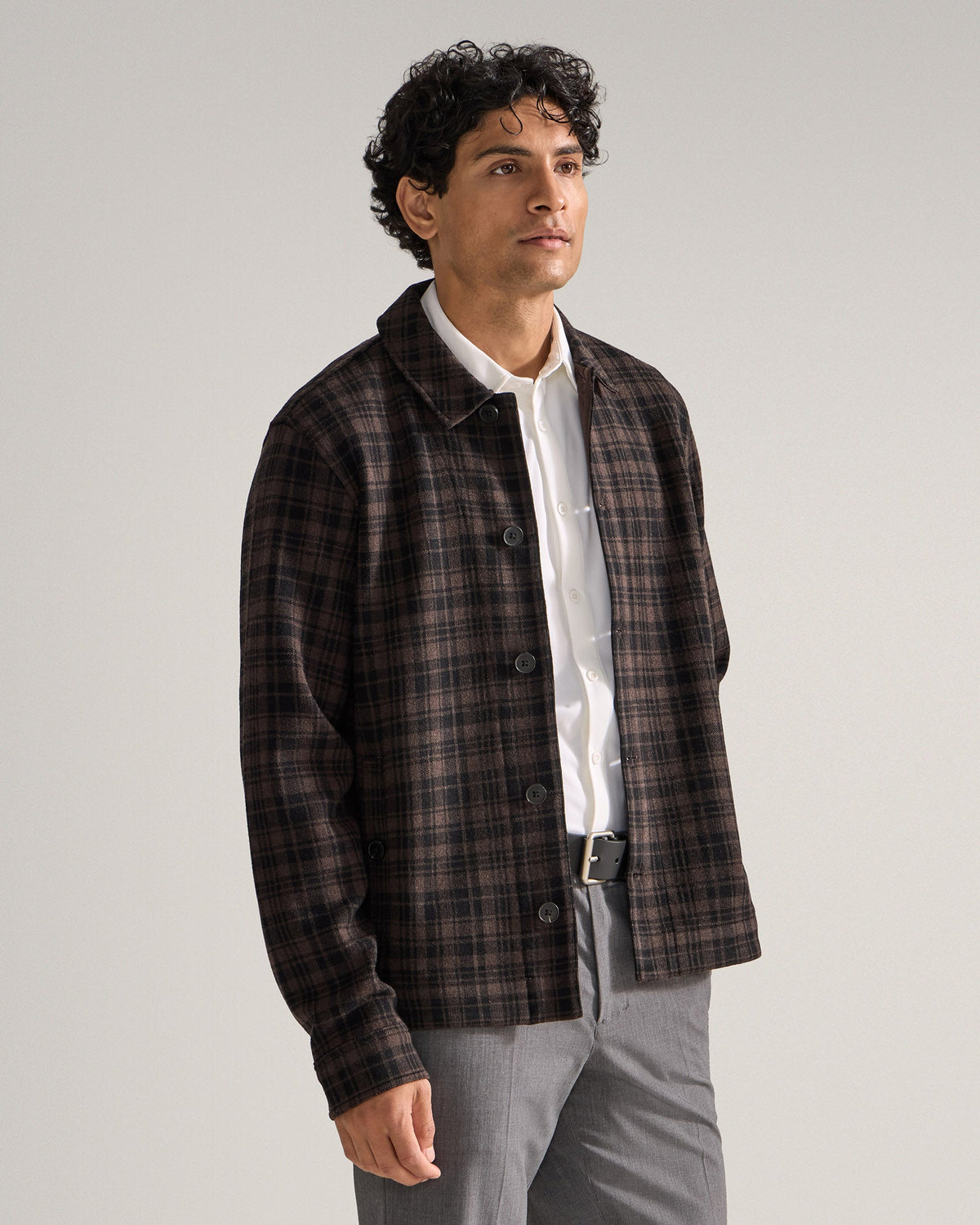 Executive Stretch Knit Classic Fit Overshirt