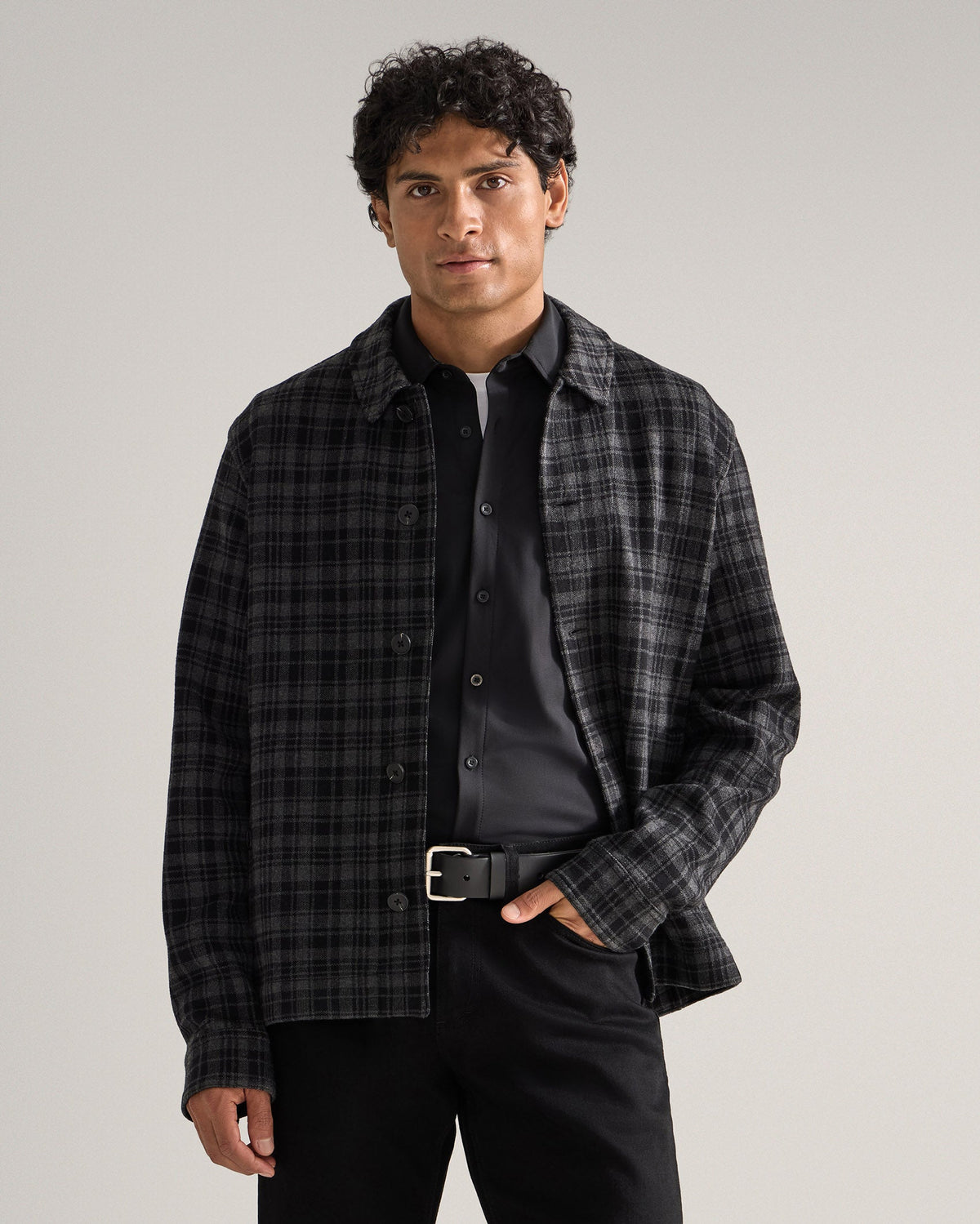 Executive Stretch Knit Classic Fit Overshirt