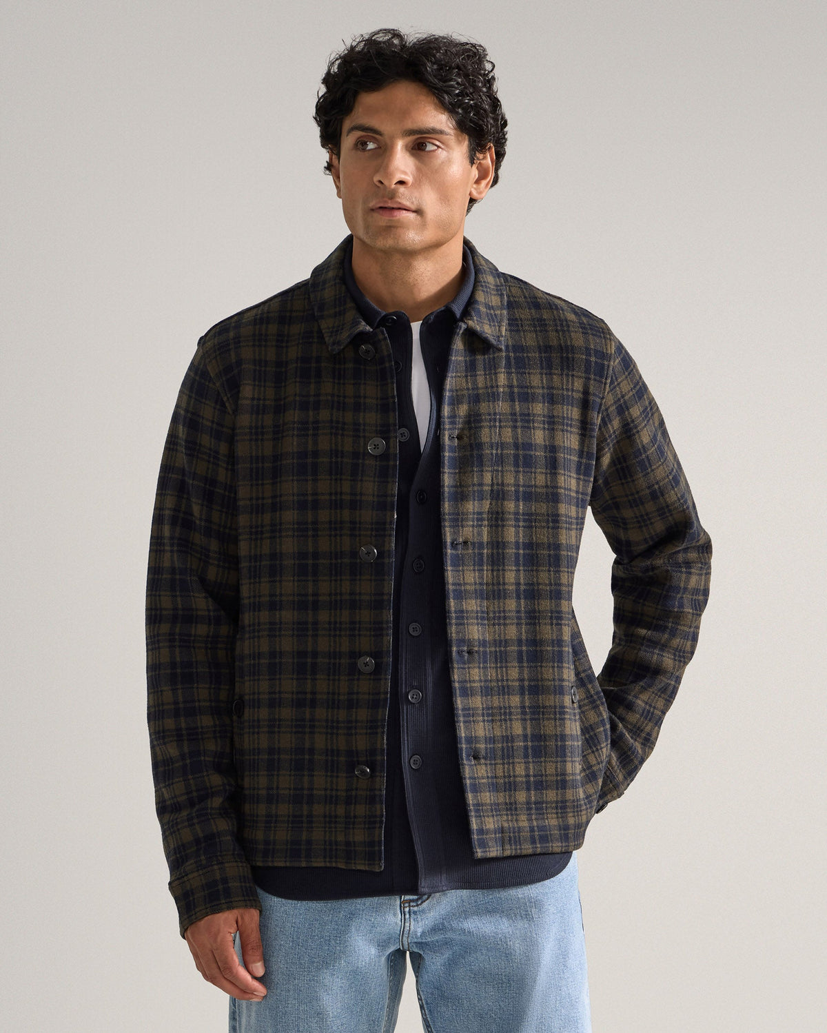 Executive Stretch Knit Classic Fit Overshirt