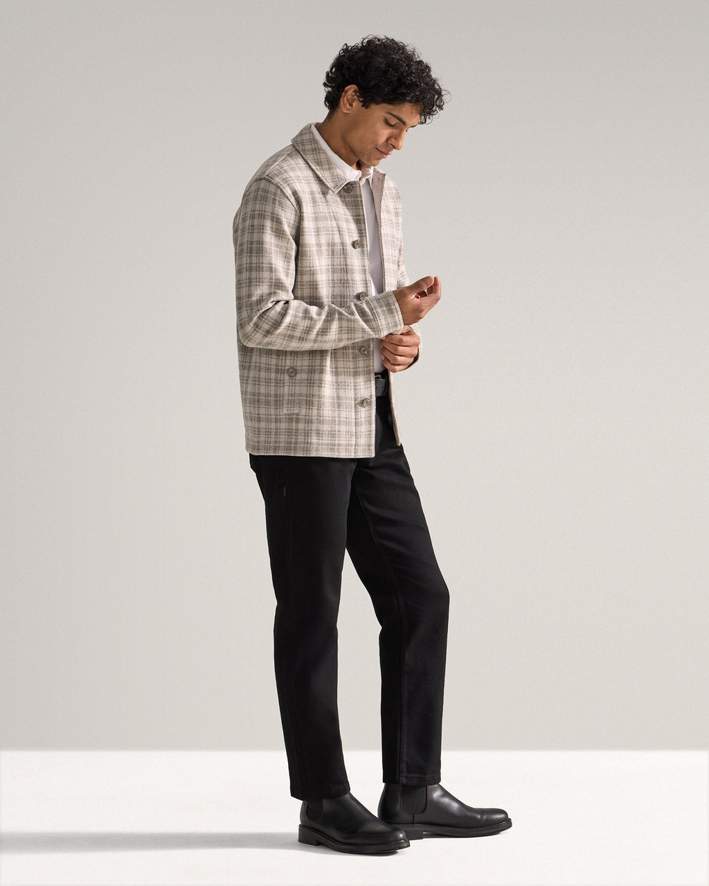 Executive Stretch Knit Classic Fit Overshirt