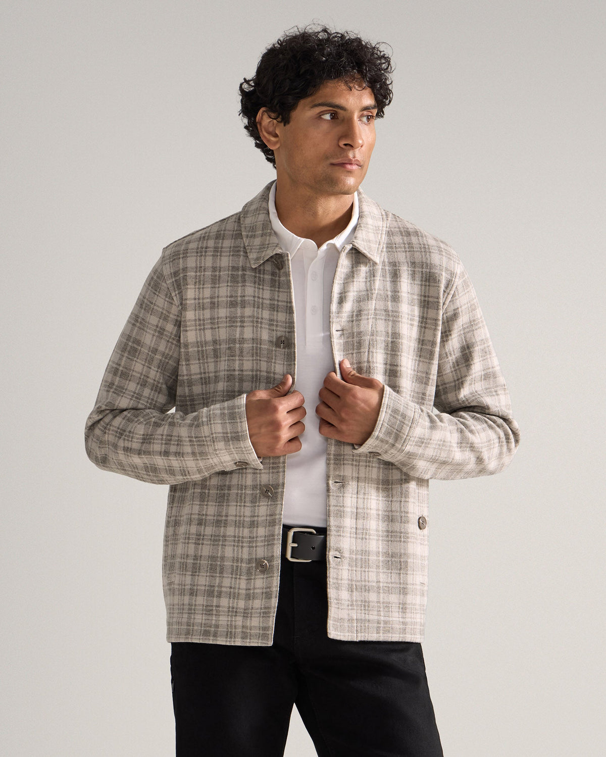 Executive Stretch Knit Classic Fit Overshirt