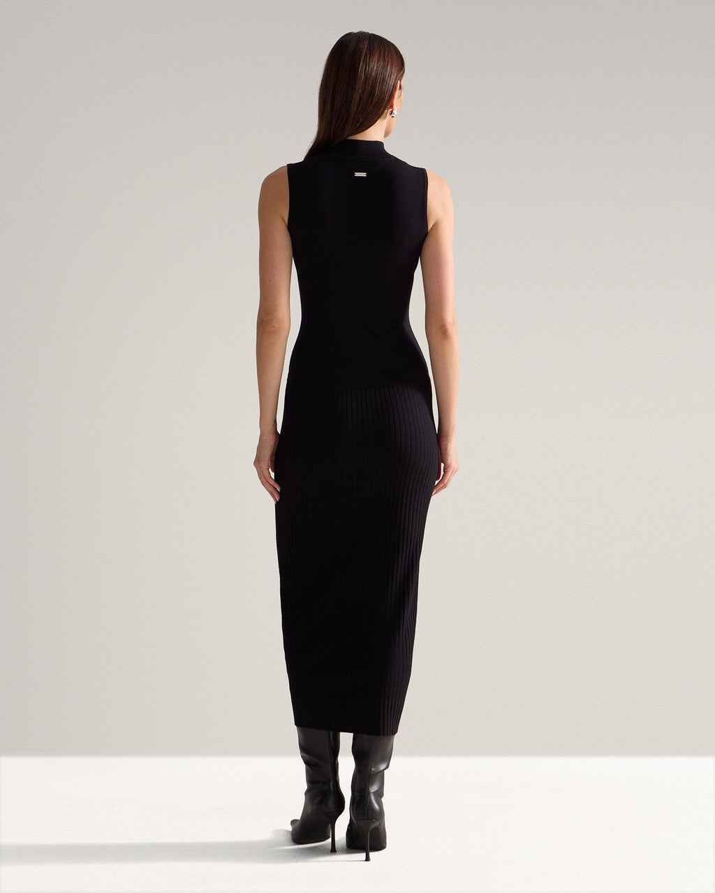 Holiday Knit Mockneck Tank Dress
