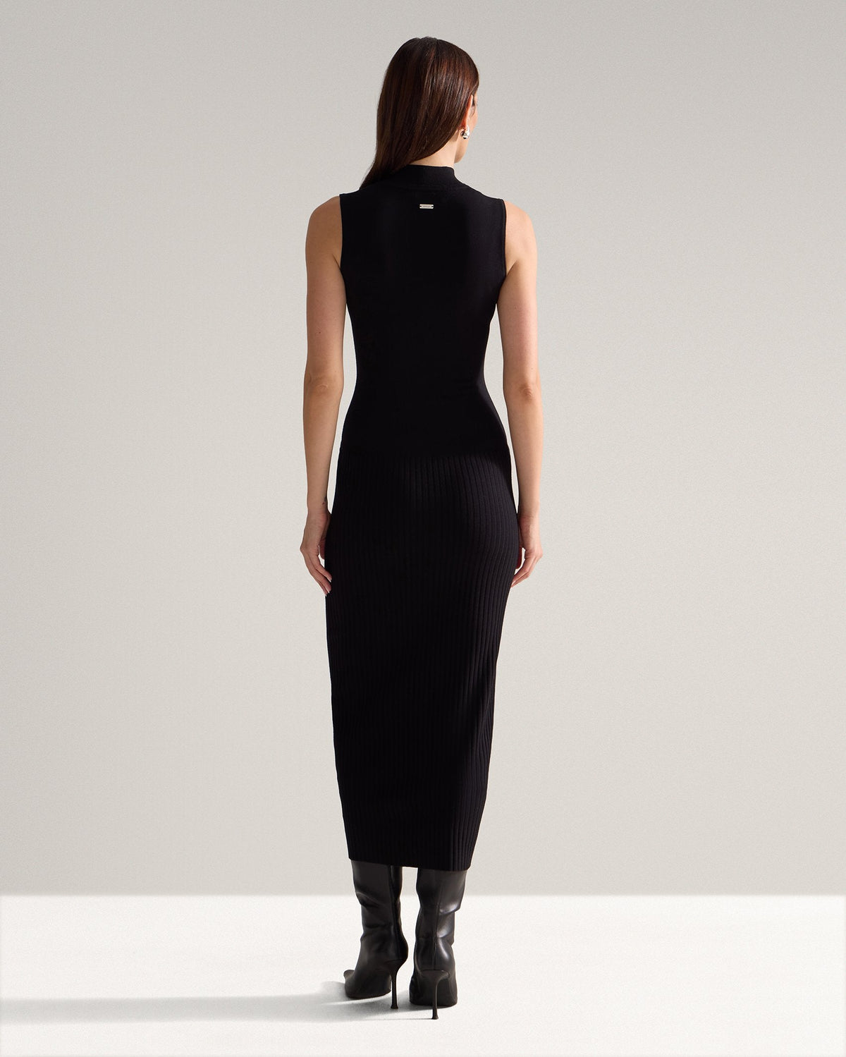 Holiday Knit Mockneck Tank Dress