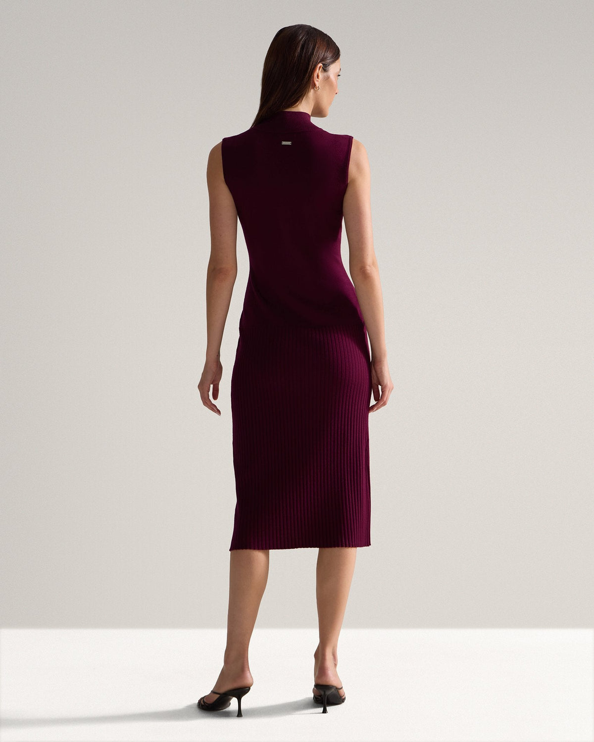 Holiday Knit Mockneck Tank Dress