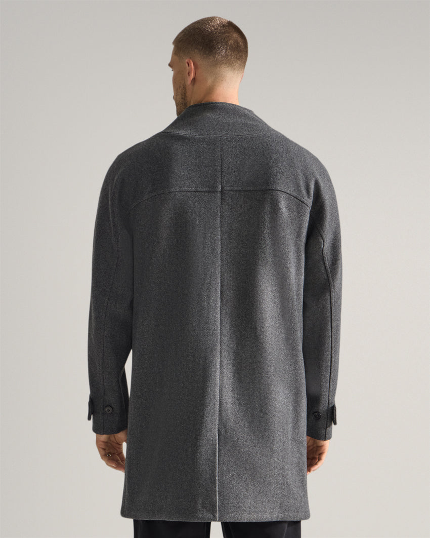 Coastal Stand Collar Overcoat