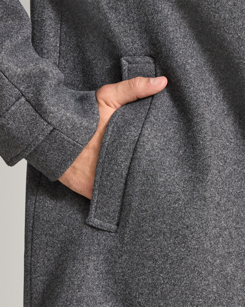 Coastal Stand Collar Overcoat