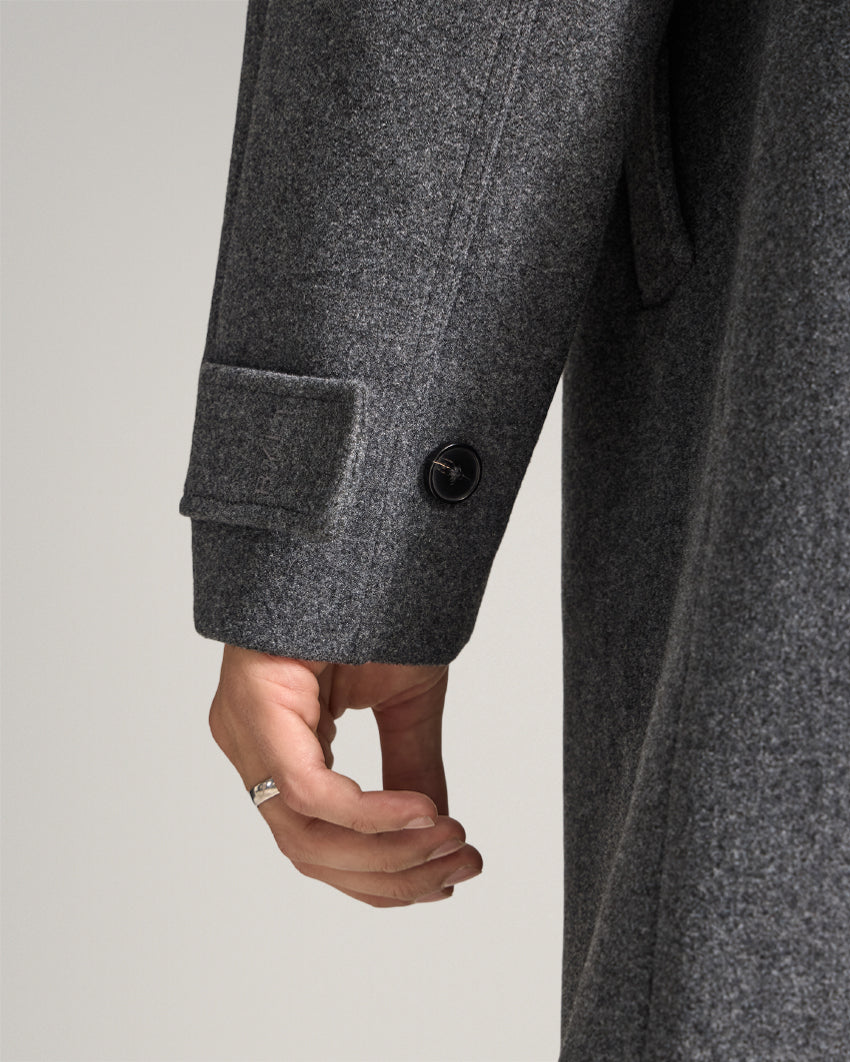 Coastal Stand Collar Overcoat