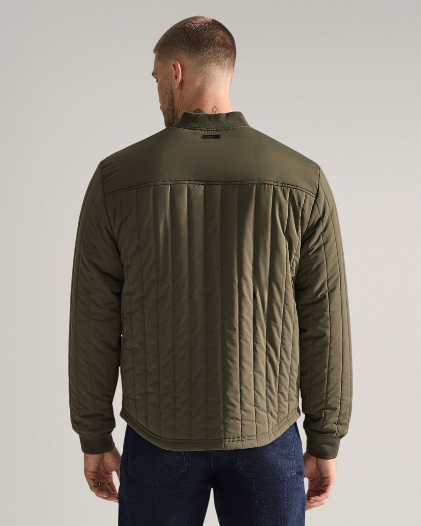 Lightweight Quilted Drop-Cut Jacket