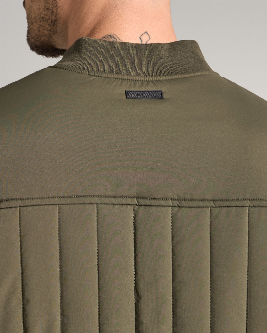 Lightweight Quilted Drop-Cut Jacket