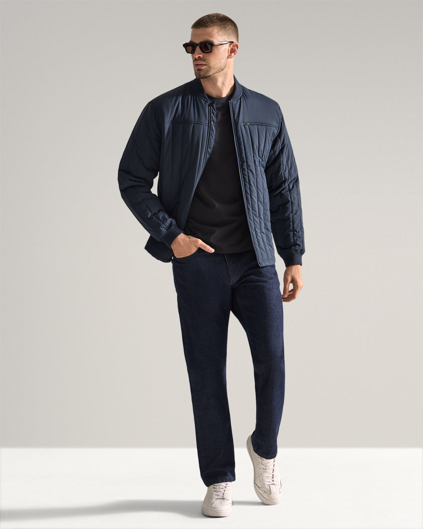 Lightweight Quilted Drop-Cut Jacket