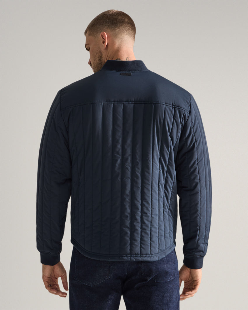 Lightweight Quilted Drop-Cut Jacket