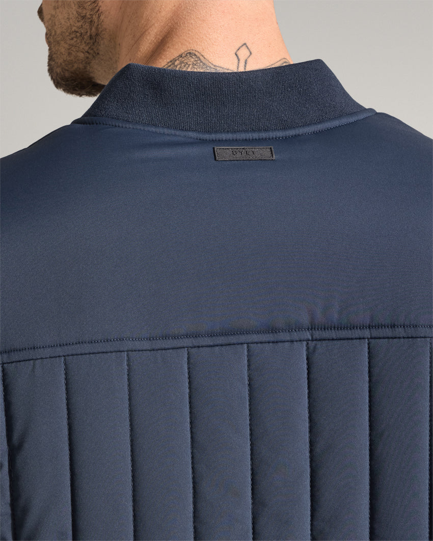 Lightweight Quilted Drop-Cut Jacket