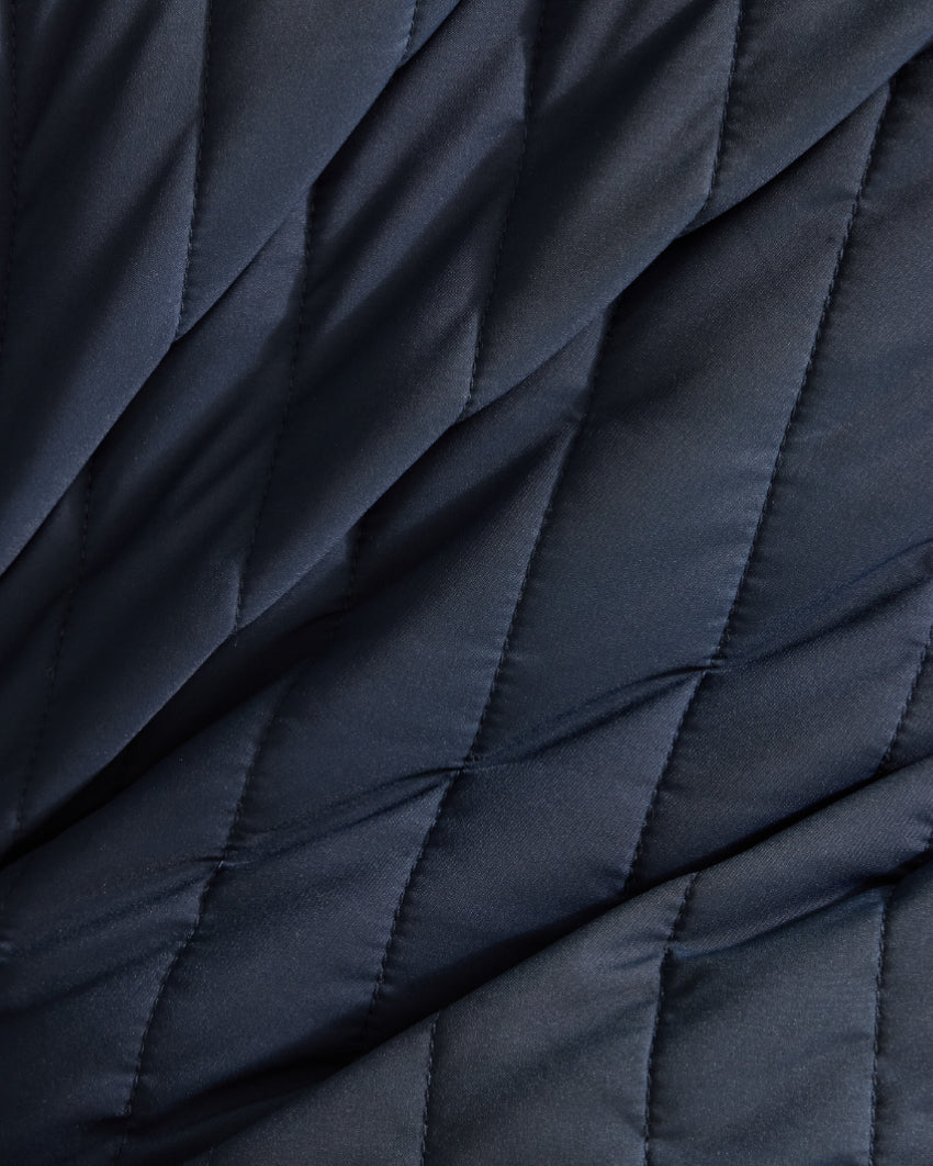 Lightweight Quilted Drop-Cut Jacket