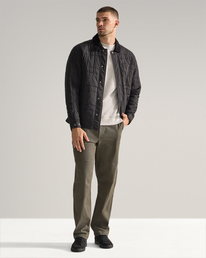 Insulated Quilted Overshirt