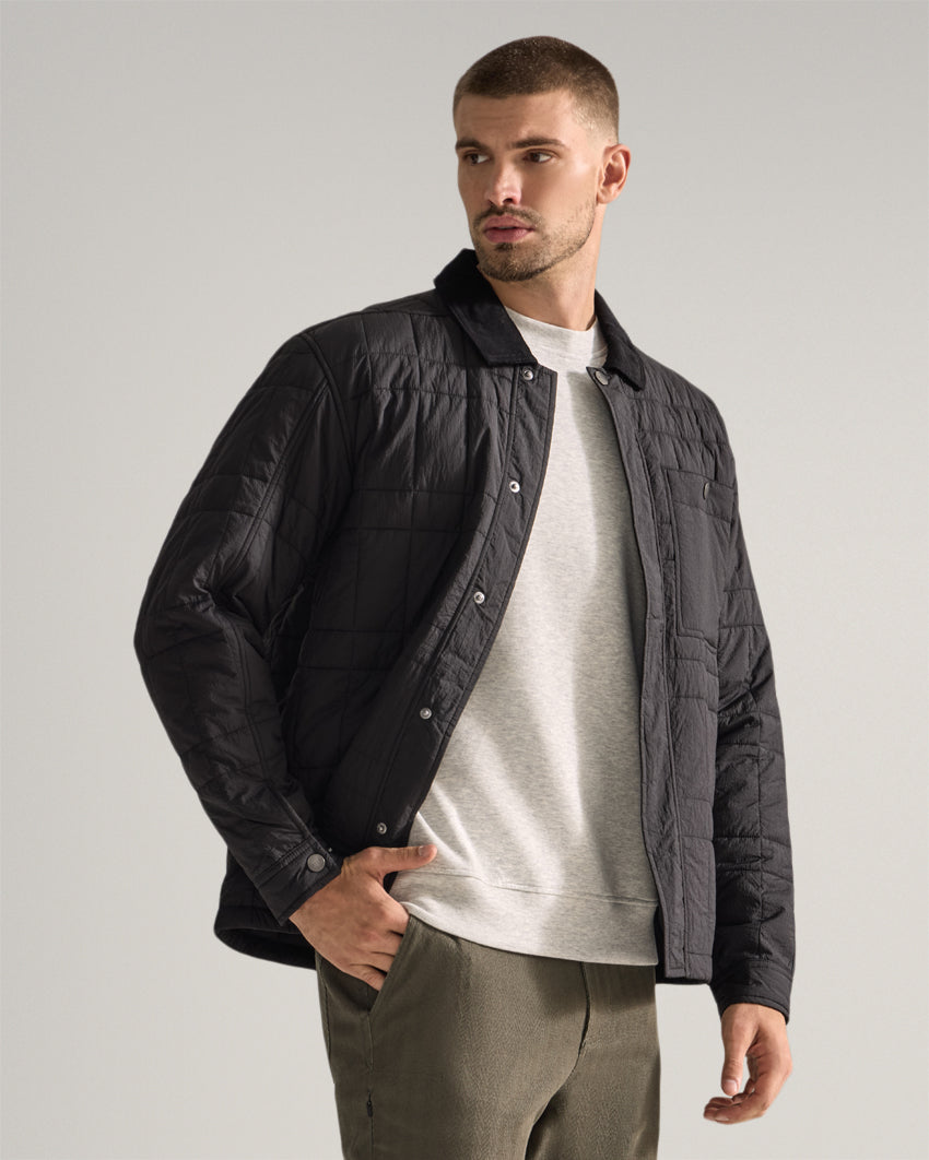 Insulated Quilted Overshirt