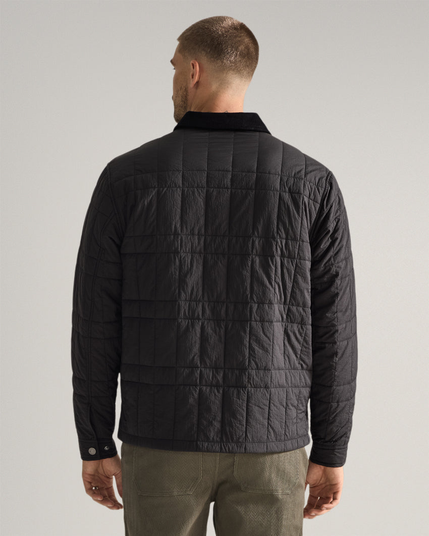 Insulated Quilted Overshirt