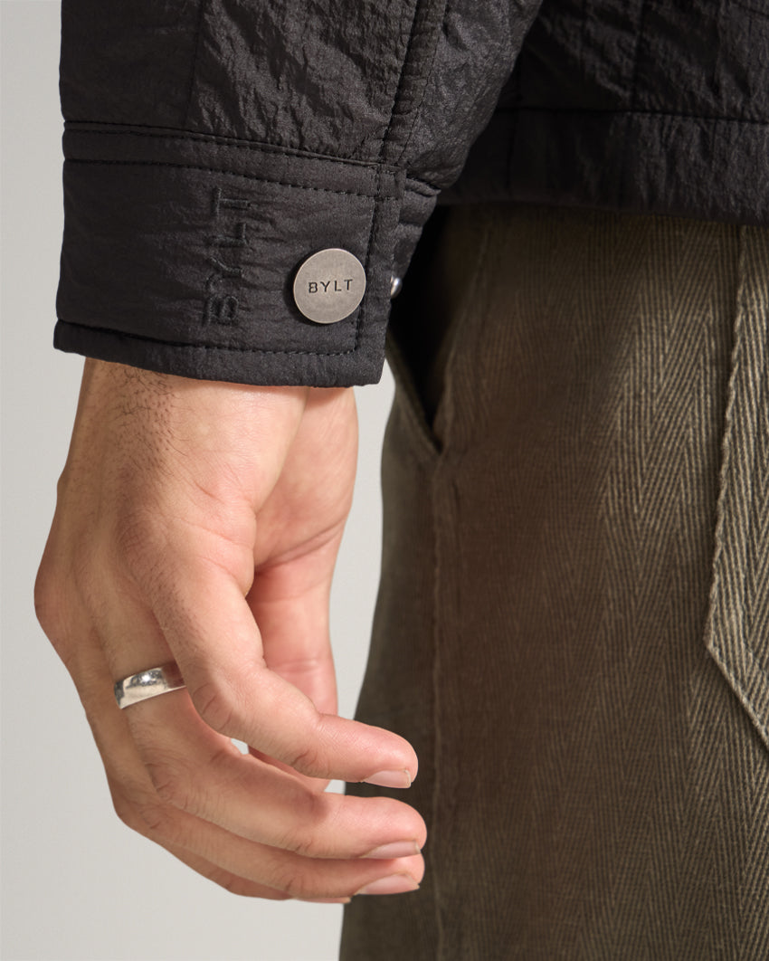 Insulated Quilted Overshirt