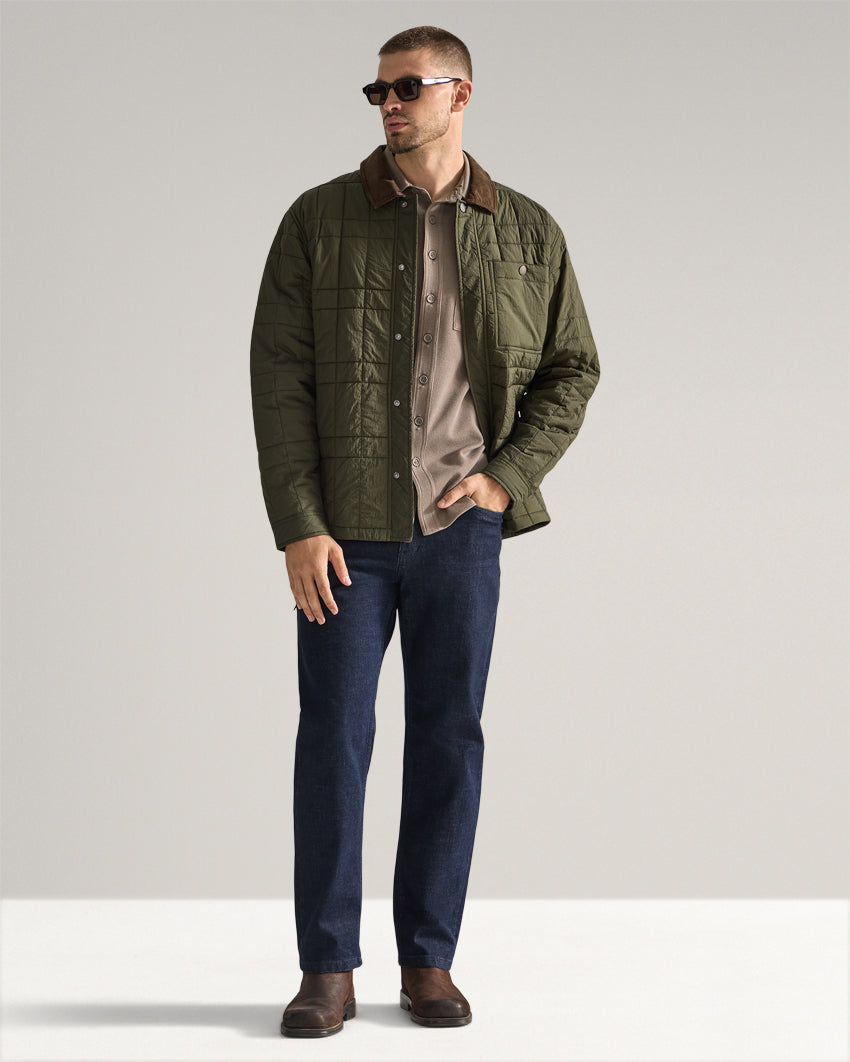 Insulated Quilted Overshirt