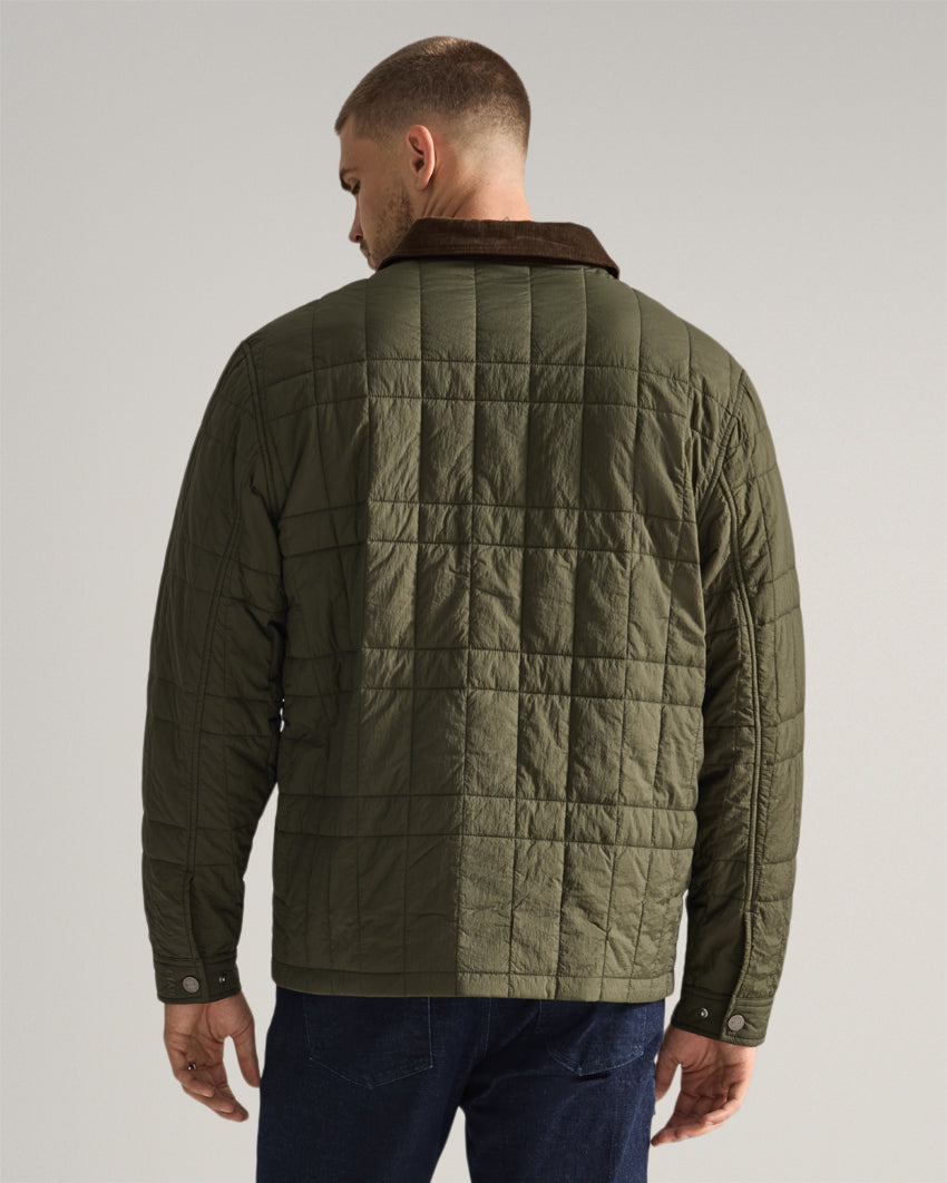 Insulated Quilted Overshirt