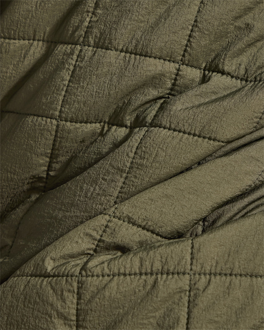 Insulated Quilted Overshirt