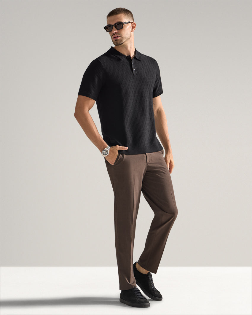 Geo Knit Polo